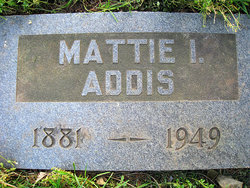 Mattie Irene <I>Rule</I> Addis 