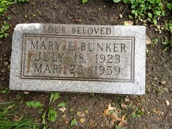 Mary Ellen <I>Mulinix</I> Bunker 