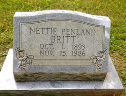Nettie <I>Penland</I> Britt 