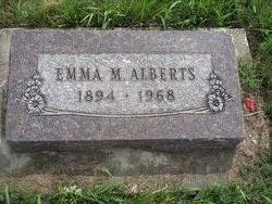 Emma <I>Boggs</I> Alberts 