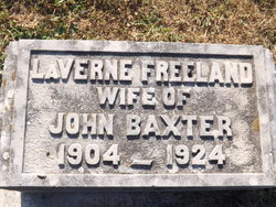 LaVerne <I>Freeland</I> Baxter 
