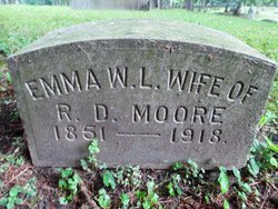 Emma W. L. <I>Levering</I> Moore 