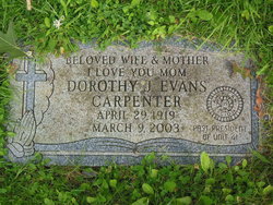 Dorothy J. <I>Evans</I> Carpenter 
