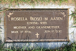 Rosella Mae “Rose” <I>Thorson</I> Aasen 