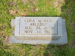 Cora <I>McNair</I> Arledge 