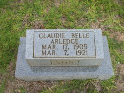 Claudie Belle Arledge 