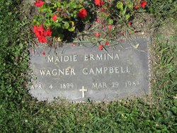 Maidie Ermina <I>Wagner</I> Campbell 