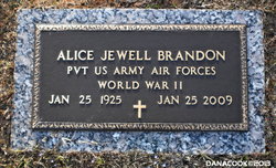 Pvt Alice Jewel Brandon 