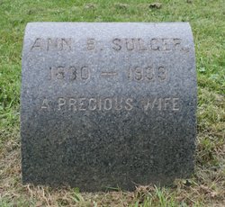 Ann B <I>Lane</I> Sulger 