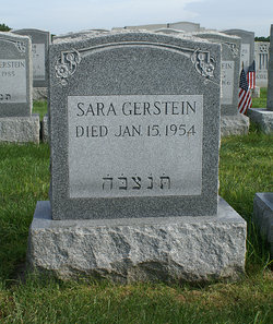 Sara <I>Stein</I> Gerstein 