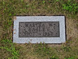 Martha W. <I>Mahurin</I> Bailey 