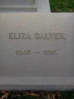 Eliza “Lide” <I>Adams</I> Calver 
