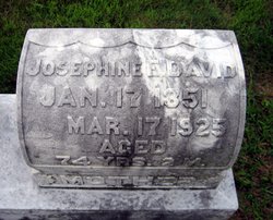 Josephine E. <I>Steckel</I> David 
