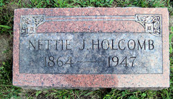 Nettie J <I>Latham</I> Holcomb 