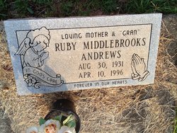 Ruby <I>Middlebrooks</I> Andrews 