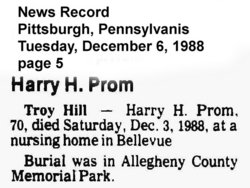 Harry H. Prom 