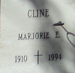 Marjorie E Cline 