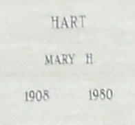Mary <I>Harrington</I> Hart 