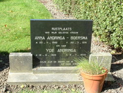 Anna Rochus <I>Boersma</I> Andringa 