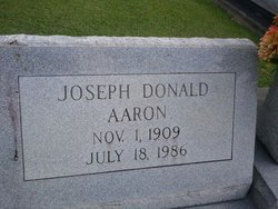 Joseph Donald Aaron 