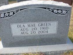 Ola Mae <I>McKnight</I> Green 