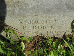Marion <I>Fairchild</I> Burdick 