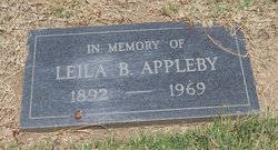 Leila Bell <I>Parker</I> Appleby 