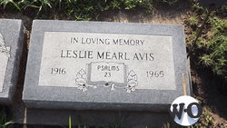 Leslie Mearl Avis 