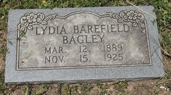 Lydia Eula <I>Barefield</I> Bagley 