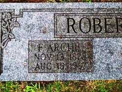 Francis Archie “Archie” Roberts Sr.
