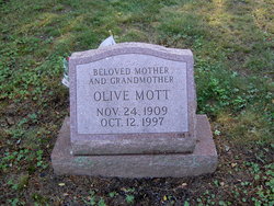 Olive E. <I>Buttcher</I> Mott 