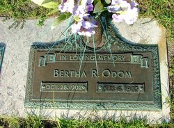 Bertha R <I>Ragin</I> Odom 