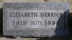 Elizabeth “Betty” Derrick 
