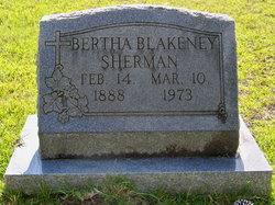 Bertha <I>Thompson</I> Blakeney Sherman 
