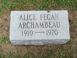 Alice <I>Fegan</I> Archambeau 