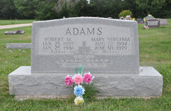 Mary Virginia <I>Thomas</I> Adams 
