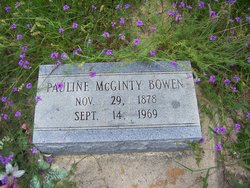 Pauline <I>McGinty</I> Bowen 
