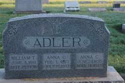Anna C. <I>Straub</I> Adler 