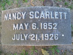 Nancy “Annie” <I>Bell</I> Scarlett 