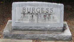 Abbie <I>Pugh</I> Burgess 