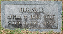 Henry W Register 