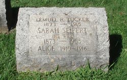 Sarah <I>Seifert</I> Tucker 