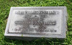 Sarah Willard <I>Jones</I> Lloyd 