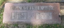 Charlotte <I>Rosen</I> Korinek 