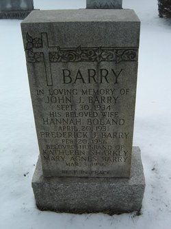 Frederick J Barry 