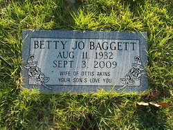 Betty Jo <I>Baggett</I> Akins 
