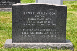 Capt Albert Wesley Cox 