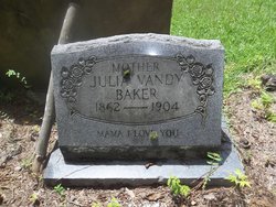 Julia Evangeline “Vandy” <I>Burnett</I> Baker 