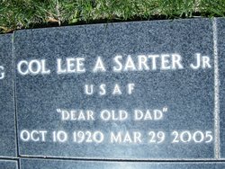 Col Lee A. Sarter 
