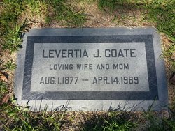 Levertia J “Vertie” <I>Hudson</I> Coate 